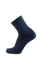 Calza casual artigianale mezza gamba spessa in cotone organico - blu