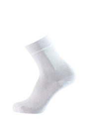 Calza casual mezza gamba in caldo cotone organico - bianco