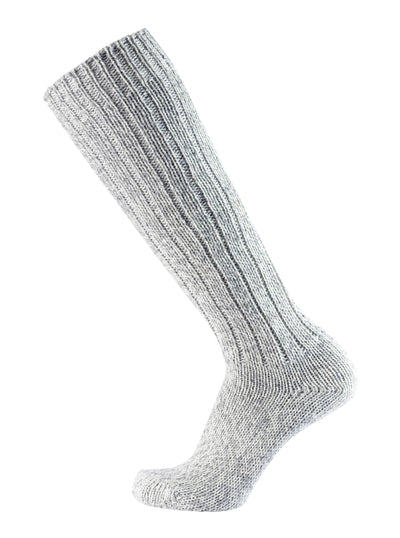 Calzettone in pura lana pesante, forestale - gambaletto - grigio